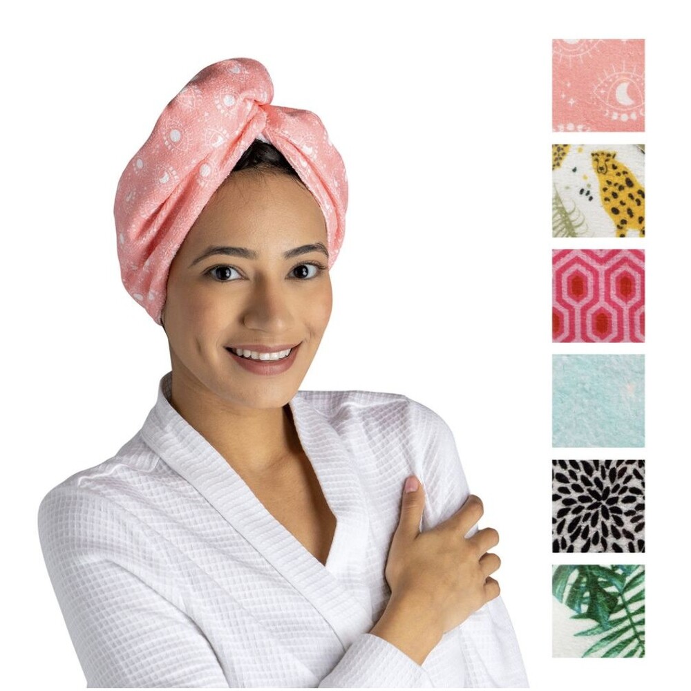 Lemon Lavender Plot Twist Microfiber Turbo Towel